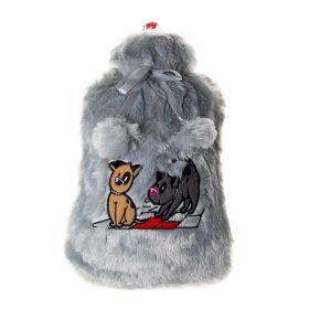 Biggdesign Dogs Grey Hot Water Bottle