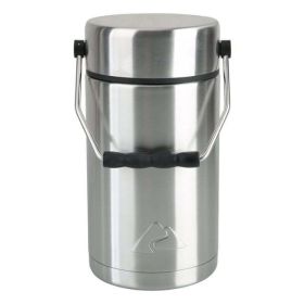 47oz Vacuum-sealed Stainless Steel Food Jar With 2 Pla