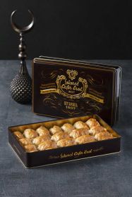 Åžekerci Cafer Erol Buttery Baklava with Walnut - Brown Tin Box, 1 kg