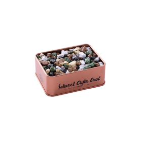 Åžekerci Cafer Erol Pebble Stone Dragee - Bronze Tin Box - 150 gr.